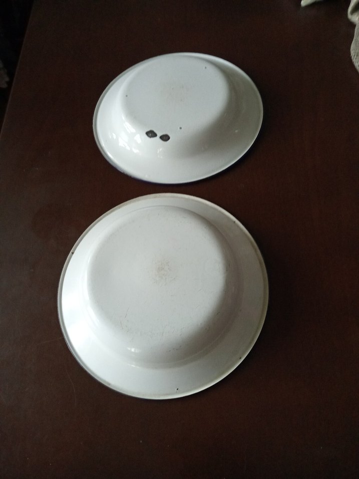 Parlak Beyaz Emaye Yemek Kabı Seti - Görsel 3