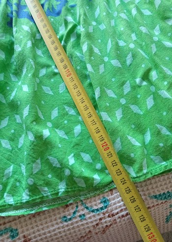 Renkli Pilili Bohem Uzun Elbise - Görsel 5