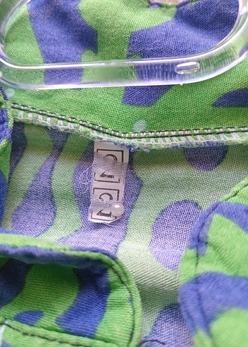 Renkli Pilili Bohem Uzun Elbise - Görsel 8