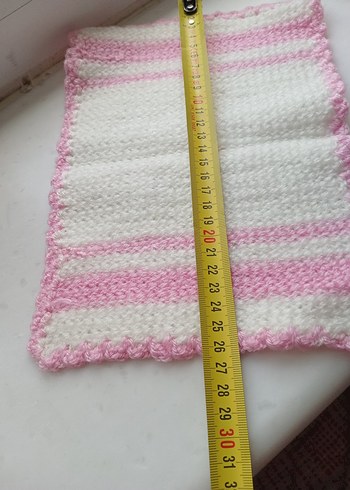 9 adet renkli Örgü el bezleri - Görsel 8