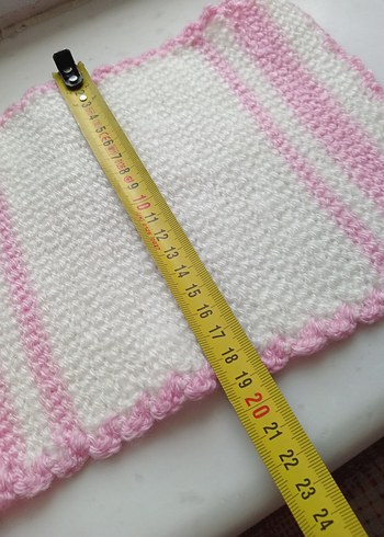 9 adet renkli Örgü el bezleri - Görsel 7