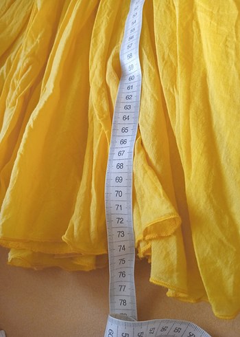 Miss Sixty, Büzgü Detaylı Sarı Uzun Kadın Etek - Görsel 6