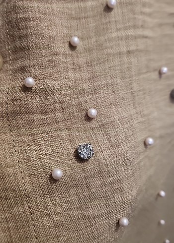 Düğmeli Kahverengi Takım - Görsel 5