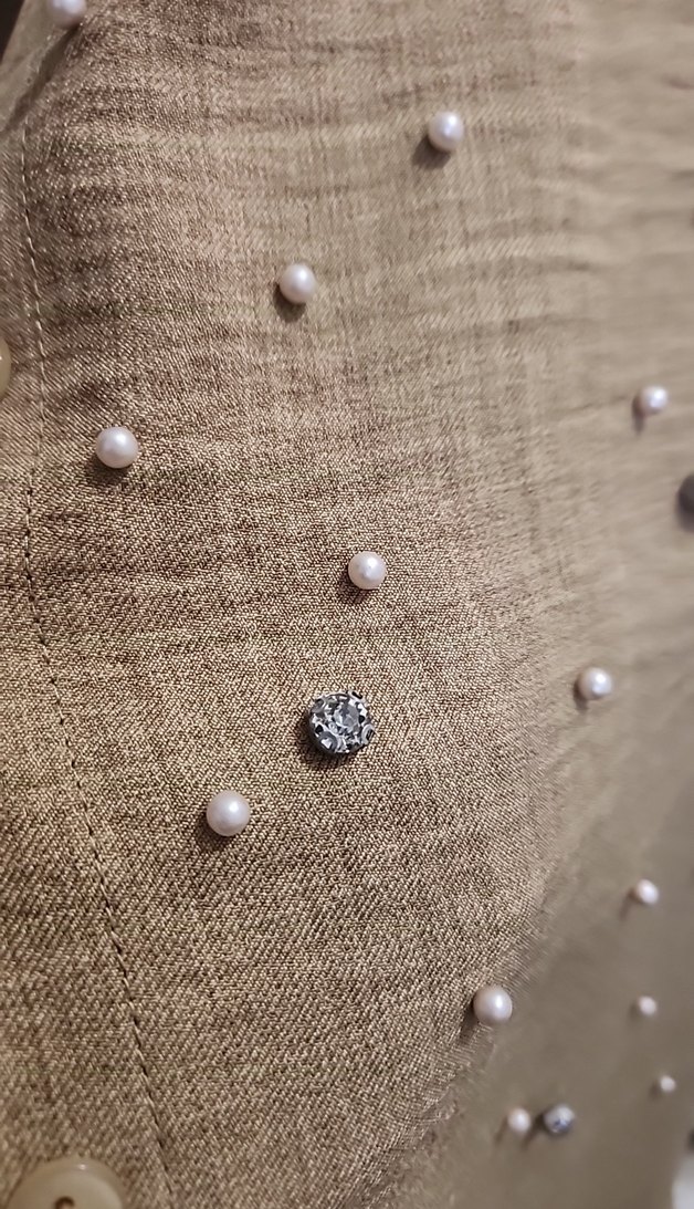 Düğmeli Kahverengi Takım - Görsel 5