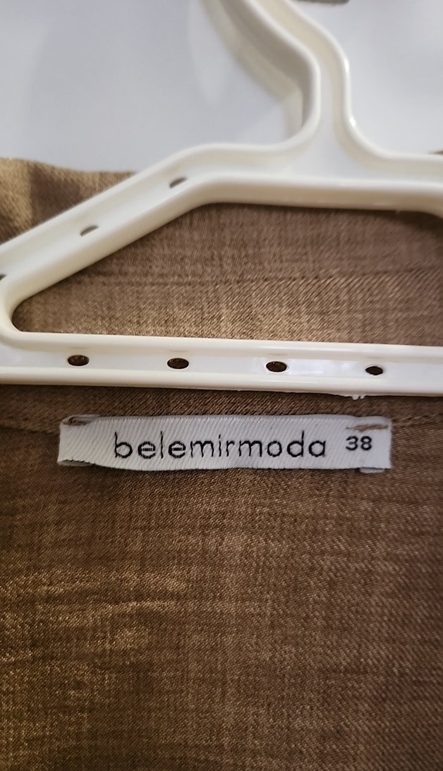 Düğmeli Kahverengi Takım - Görsel 4