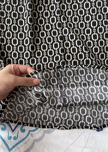 h&m Desenli Drapeli Bluz - Görsel 4