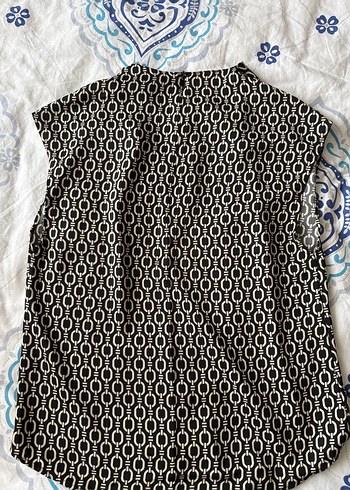 h&m Desenli Drapeli Bluz - Görsel 3