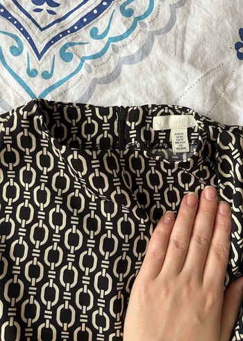 h&m Desenli Drapeli Bluz - Görsel 2