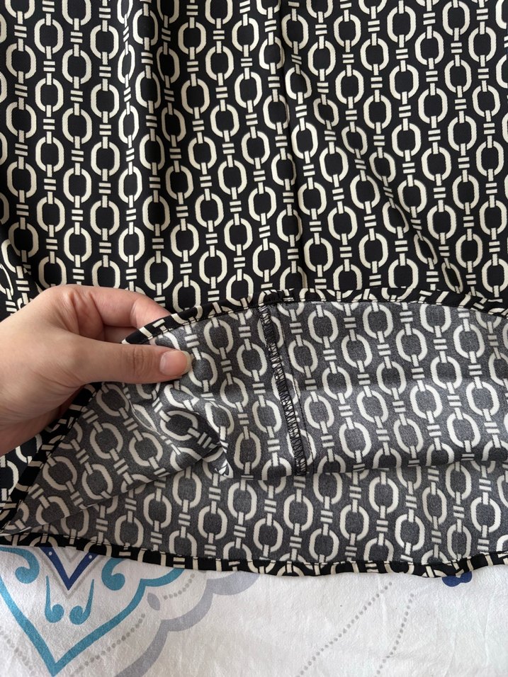 h&m Desenli Drapeli Bluz - Görsel 4