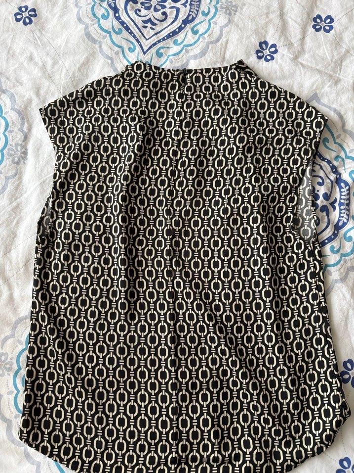 h&m Desenli Drapeli Bluz - Görsel 3