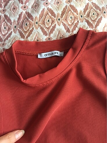 l Beden kırmızı Renk Crop bluz