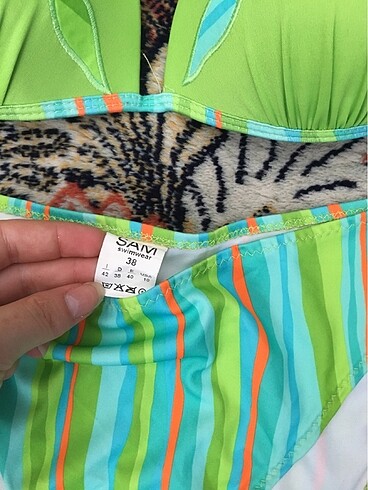 38 Beden yeşil Renk Mayo bikini