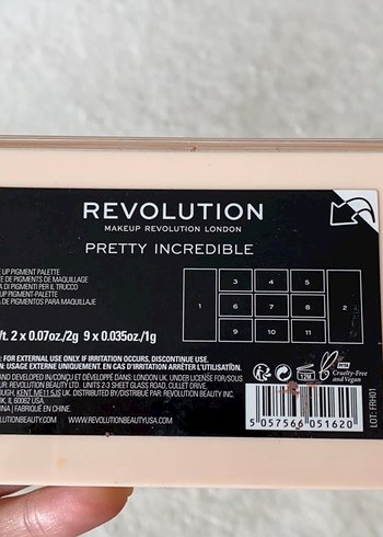 Beden Revolution Pretty Incredible Far Paleti
