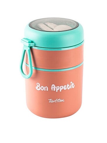 Tantitoni İki Bölmeli Yemek Kabı 710 ml