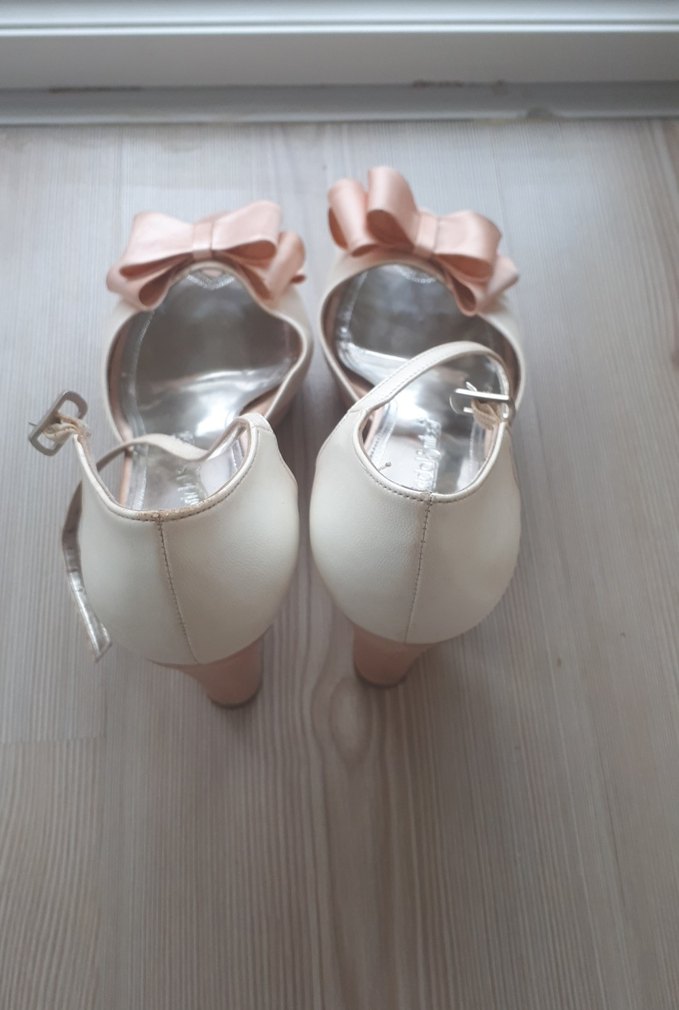 Pembe Fiyonklu Kadın Topuklu Abiye Ayakkabı - Görsel 4