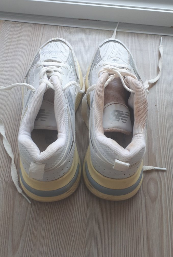 Beyaz Bağcıklı Kadın Spor Ayakkabı - Görsel 3