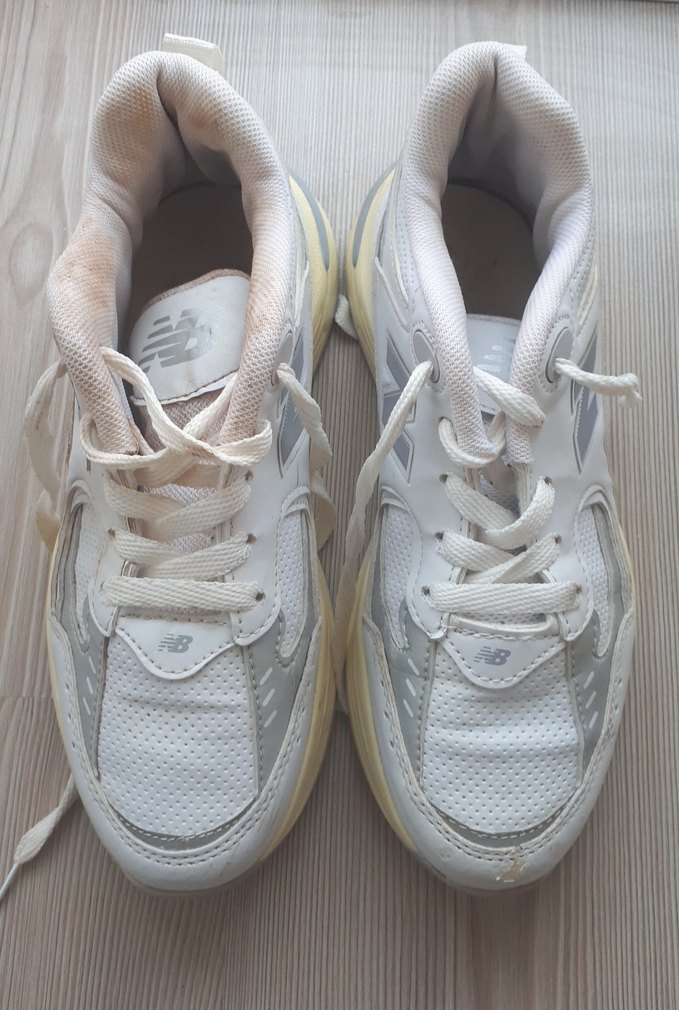 Beyaz Bağcıklı Kadın Spor Ayakkabı - Görsel 2