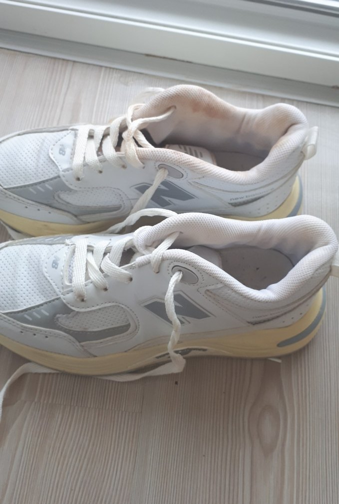 Beyaz Bağcıklı Kadın Spor Ayakkabı - Görsel 5