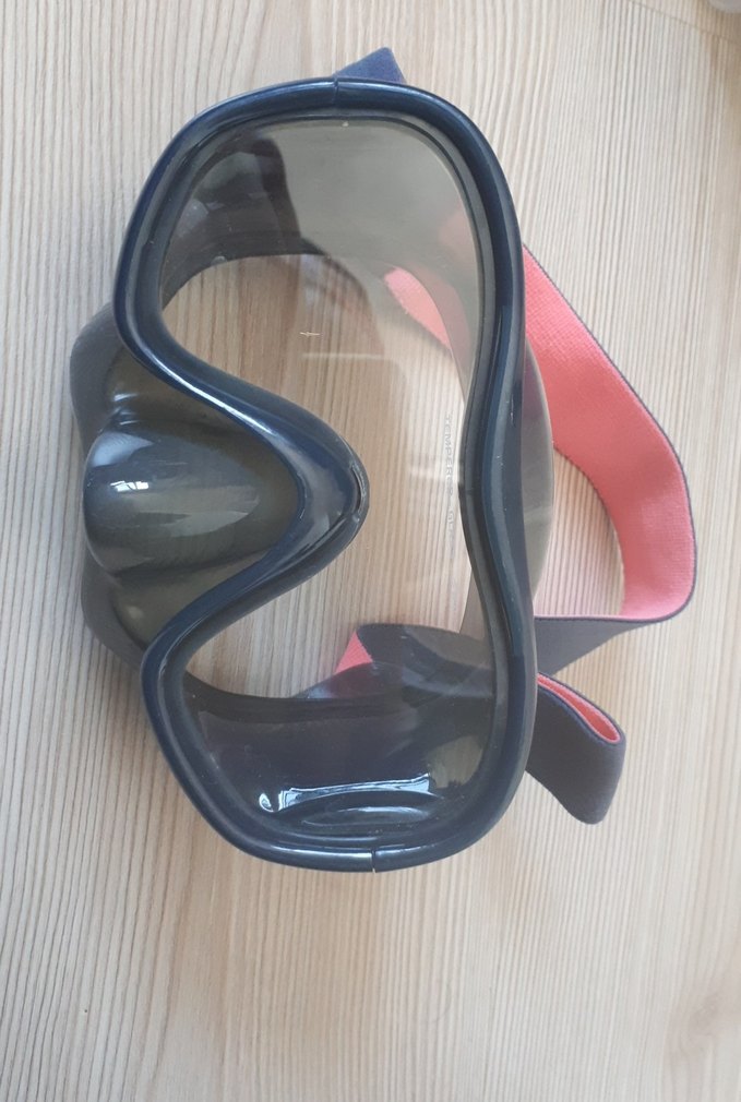 Pembe Gri Elastik Yüzücü Gözlüğü - Görsel 2