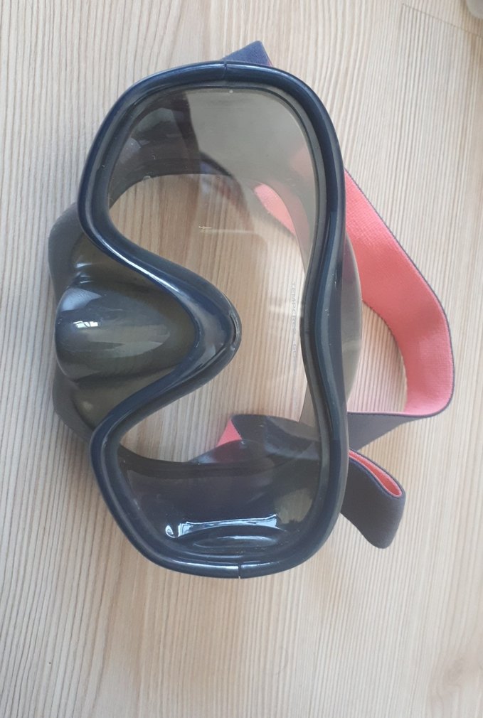 Pembe Gri Elastik Yüzücü Gözlüğü - Görsel 3