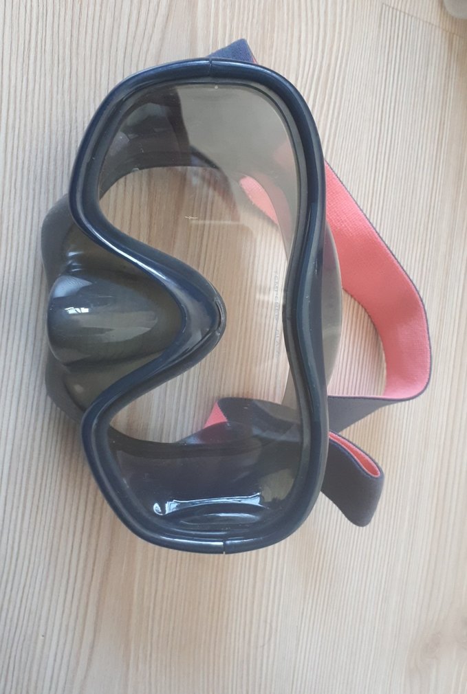 Pembe Gri Elastik Yüzücü Gözlüğü - Görsel 4