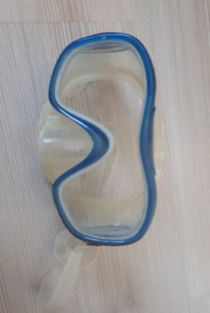 Mavi Elastik Yüzücü Gözlüğü - Görsel 2