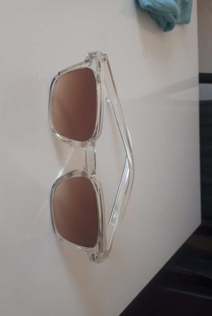 Şeffaf Bej Kadın Güneş Gözlüğü - Görsel 3