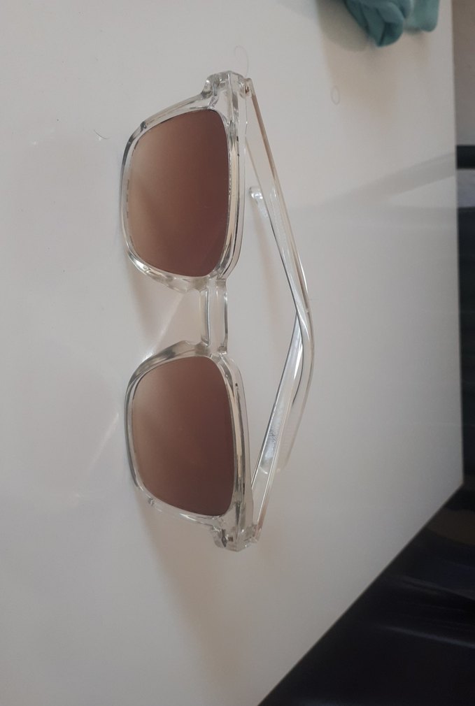 Şeffaf Bej Kadın Güneş Gözlüğü - Görsel 2