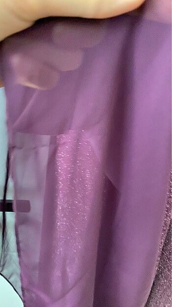 Tül detaylı abiye - Görsel 8