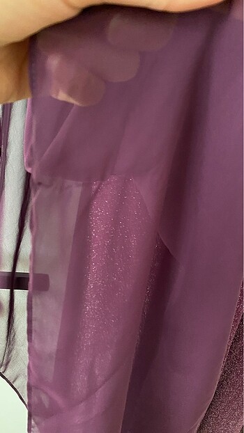 Tül detaylı abiye - Görsel 7