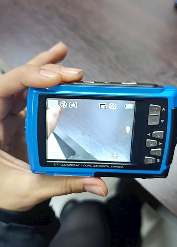 Su Geçirmez Mavi Dijital Kamera - Görsel 5