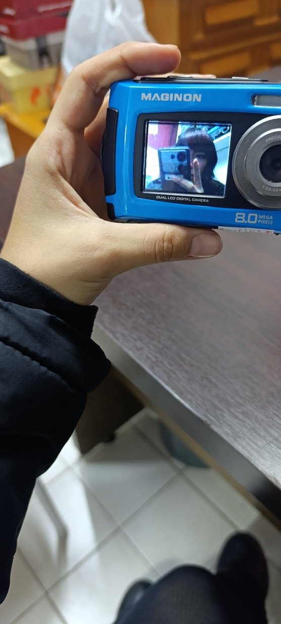 Su Geçirmez Mavi Dijital Kamera - Görsel 4