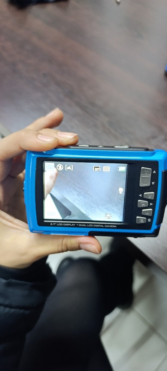 Su Geçirmez Mavi Dijital Kamera - Görsel 5