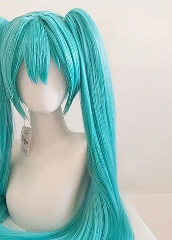 Hatsune Miku cosplay peruk