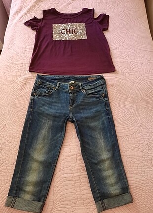 MANGO JEANS (YANINDA TİŞÖRT HEDİYEDİR.)