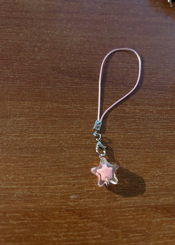 Accessorize Pembe Nakışlı Boncuklu Yıldız Charm