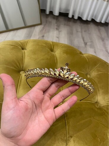 gold gelin tacı