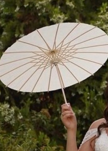 Düğün kağıt şemsiye - Görsel 3