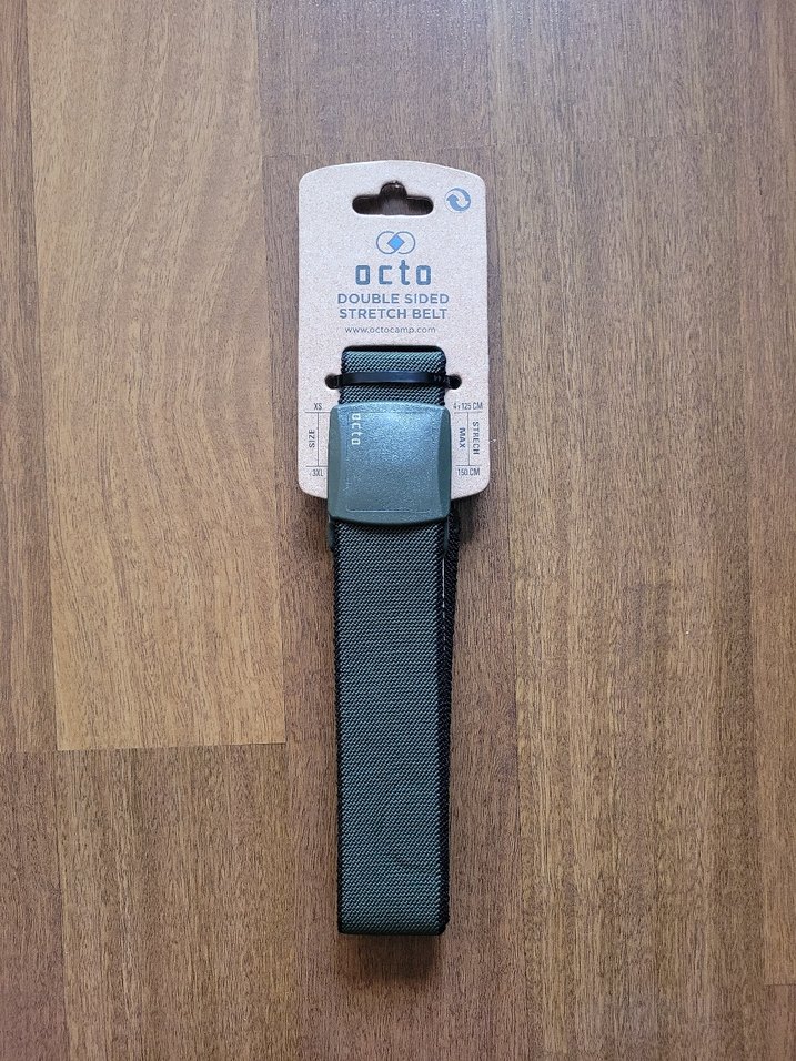 OCTO Çift Taraflı Esnek Haki/Siyah Erkek Kemer - Görsel 4