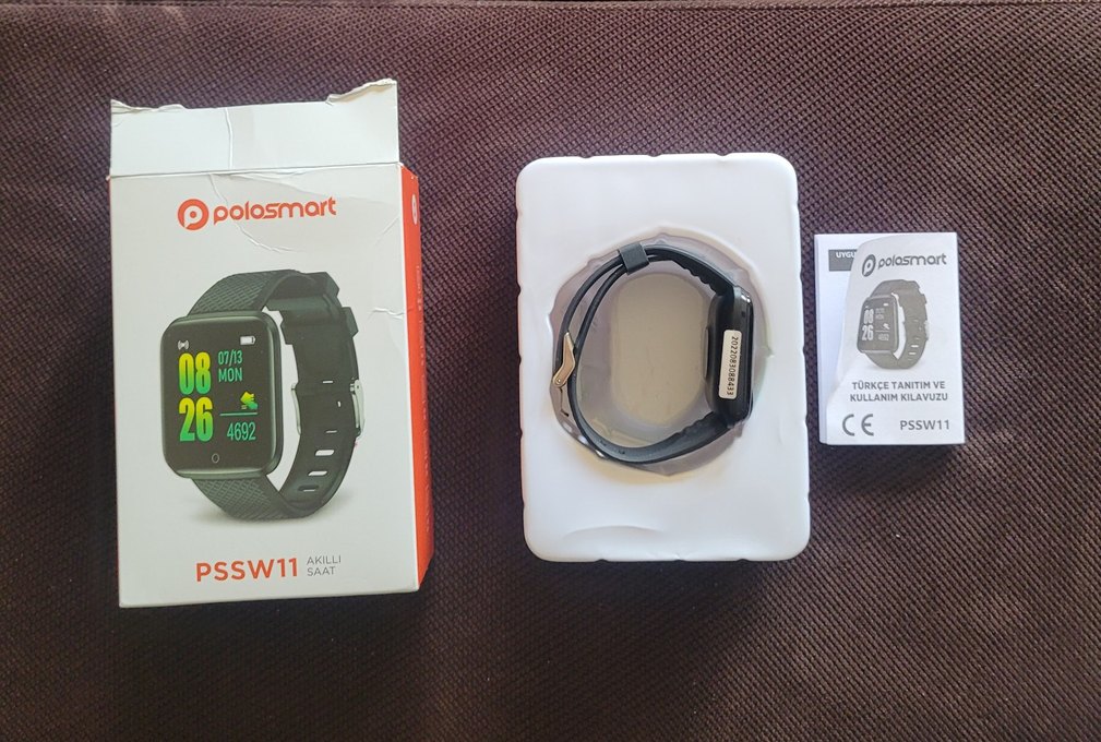 Polosmart PSSW11 Siyah Akıllı Saat - Görsel 2