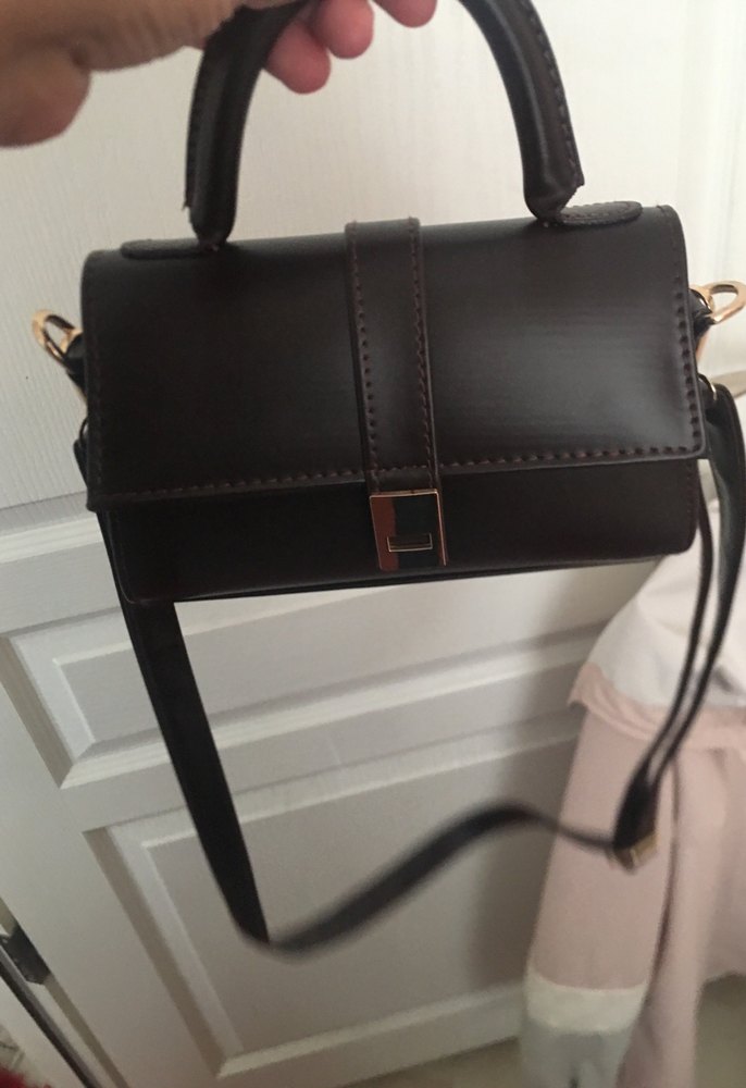 Kahverengi Deri Kadın Çanta - Görsel 3