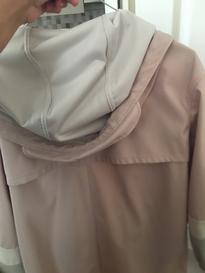 Bershka Pembe Midi Boy Düğmeli Kadın Yağmurluk - Görsel 4