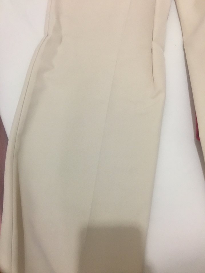 Krem Rengi Kemerli Kadın Takım - Görsel 3