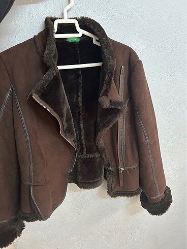 İçi kürklü biker ceket
