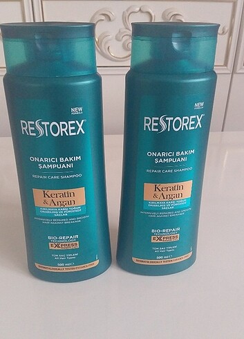 Restorex Keratin Şampuanı 1 tanesinin azı kullanılmıştır çoğu do