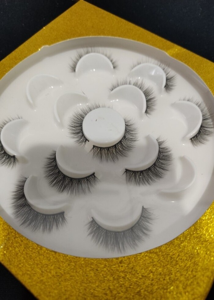 5cift ipek kirpik  - Görsel 2