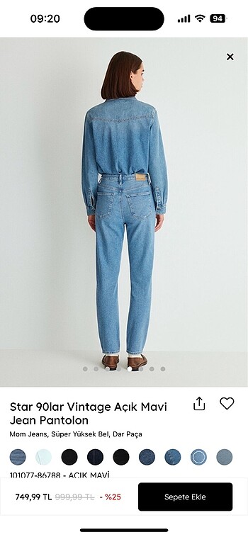 Mavi Jeans Star mon jean