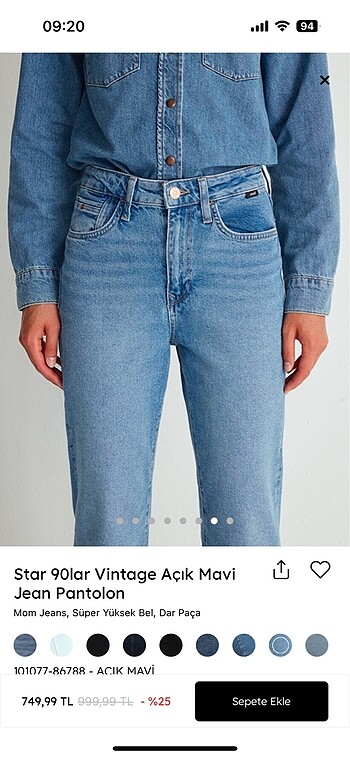 30 Beden Star mon jean