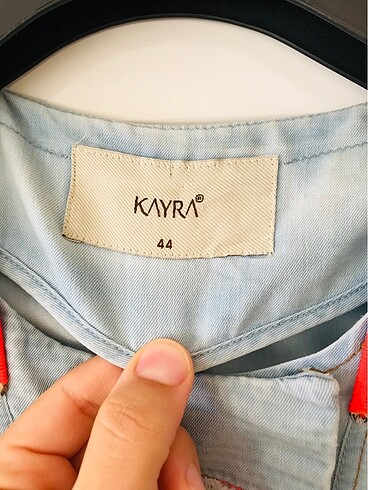 44 Beden mavi Renk Kayra kot perdesü