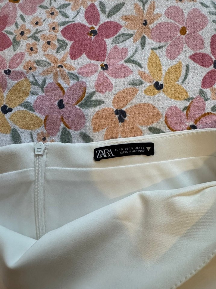 Beyaz Straplez Uzun Keten Elbise - Görsel 4